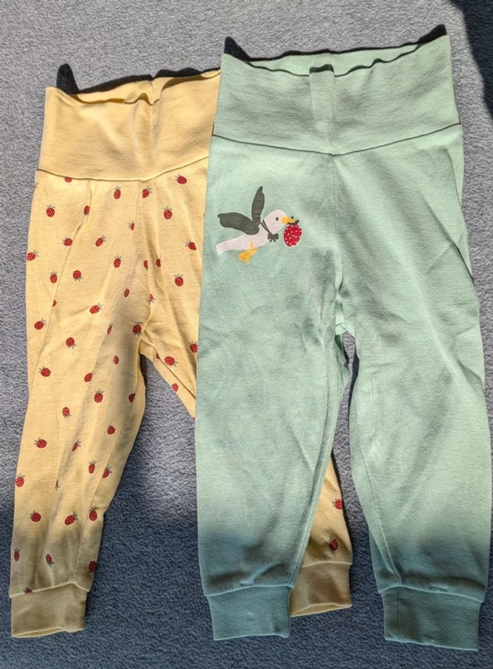 Lot de 2 très beaux pantalons Lupilu bébé fille
