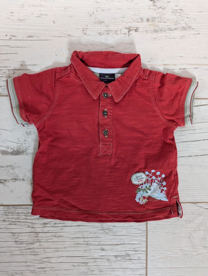 👕Polo manches courtes Sergent Major – 6 mois – Comme neuf - photo numéro 3