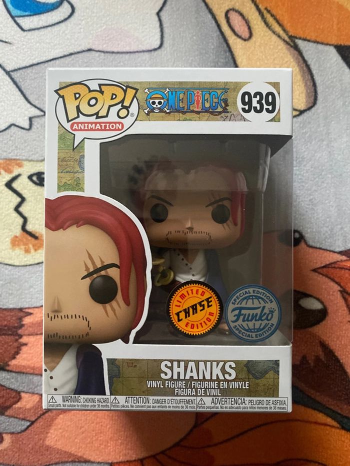 Funko pop shanks 939 Chase one piece