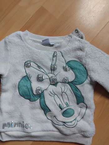Sweat  pull Minnie, Disney, 18 mois