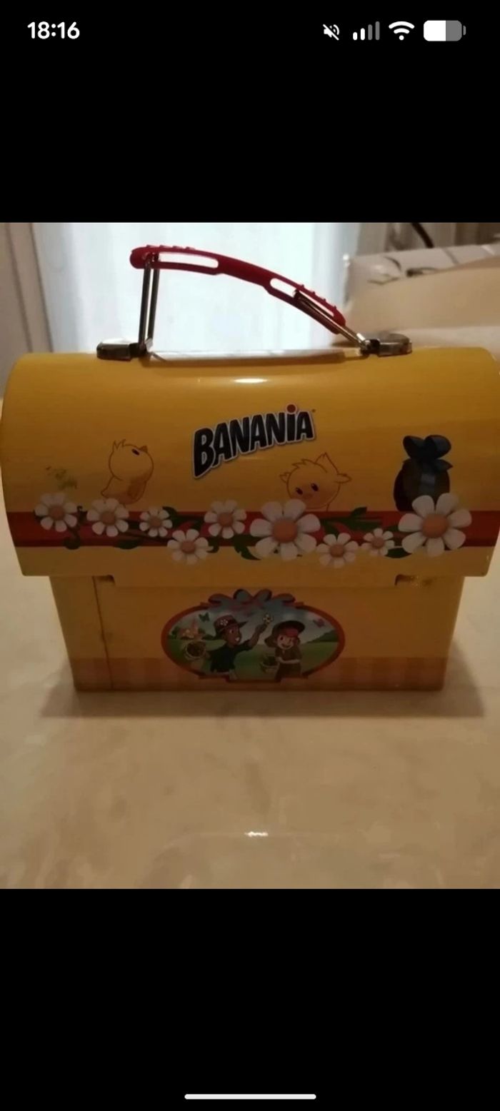 Magnifique valisette  métallique vintage Banania. - photo numéro 3