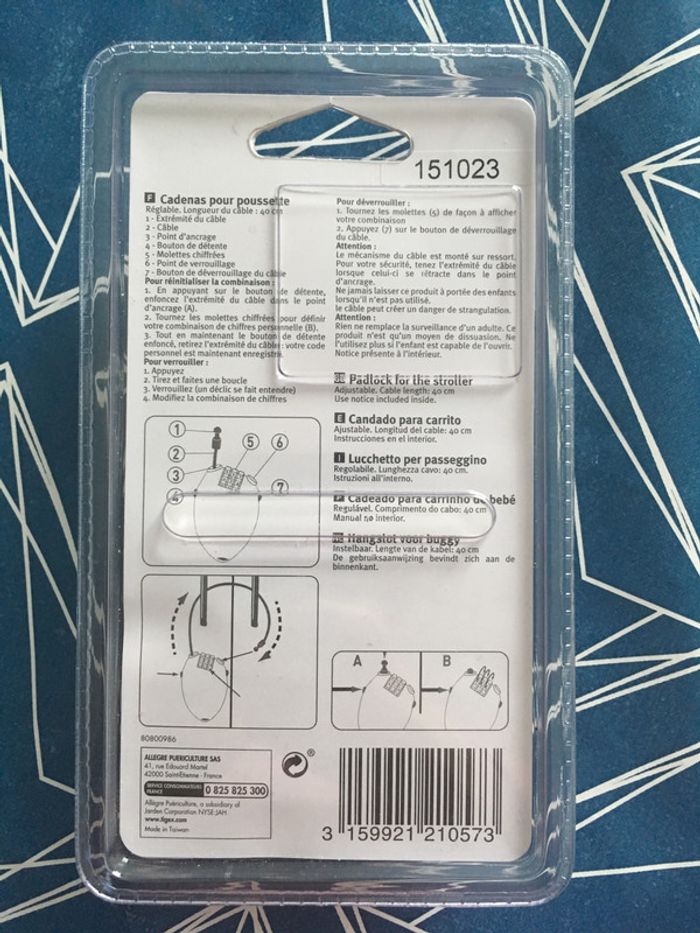 Cadenas pour poussette Tigex neuf - photo numéro 2