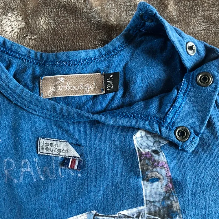 Ensemble t-shirt ml et pantalon 12 mois - photo numéro 8