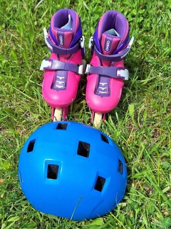 Rollers Oxelo et casque - 26/28 et XS