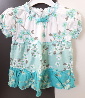 Robe manches courtes 24-36 mois neuve