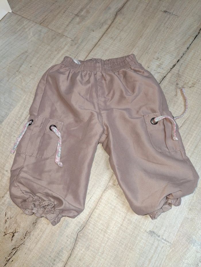 Pantalon gris fille 12 mois