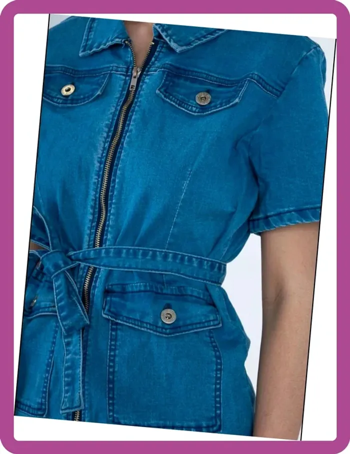 Robe en jean - Stretch - Neuve avec étiquette - Plusieurs tailles disponibles - photo numéro 3