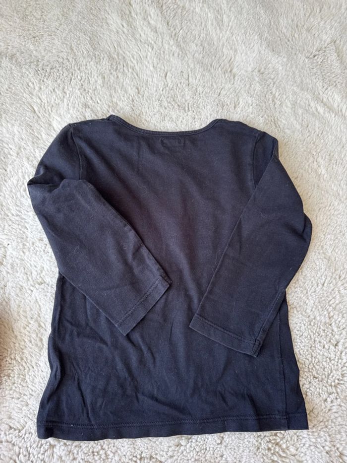 Lot 3 tee-shirts manche longue - bébé fille - 24 mois- Kiabi - marese - très bon état - photo numéro 6