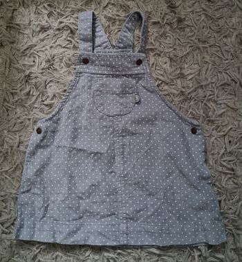 Robe gris à pois 6mois