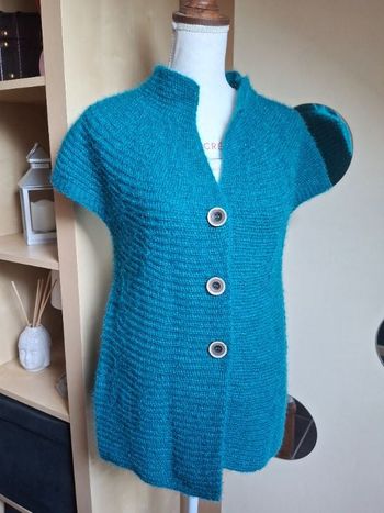 Gilet bleu pétrole neuf