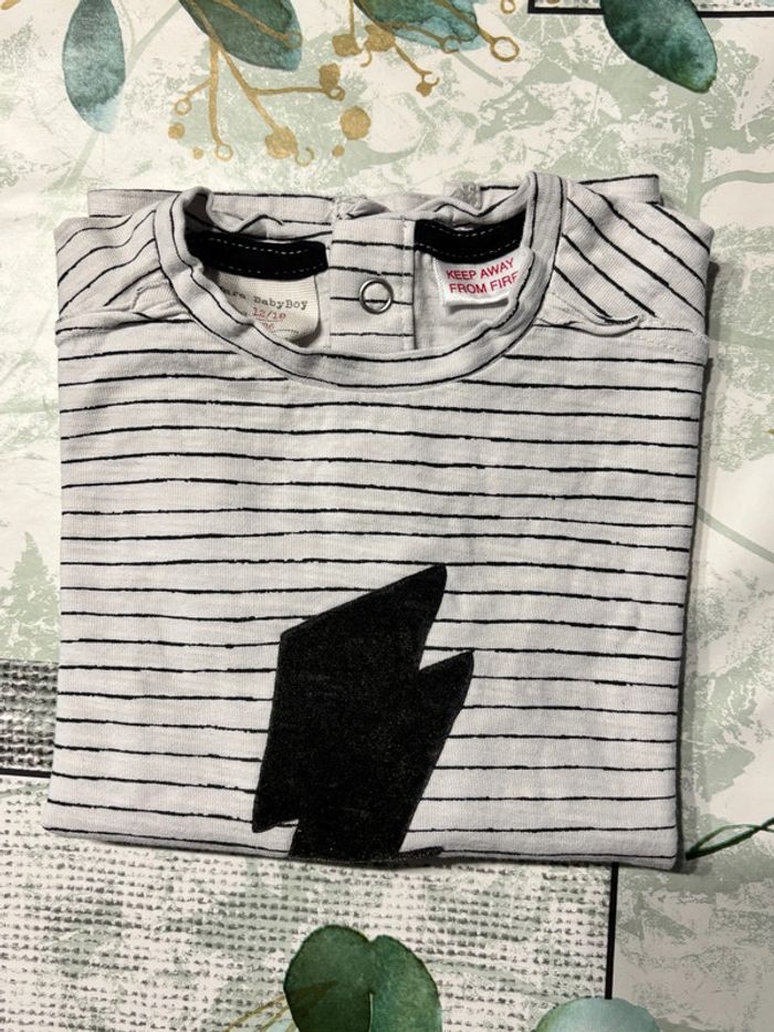 TEE shirt rayé 18 mois - photo numéro 4