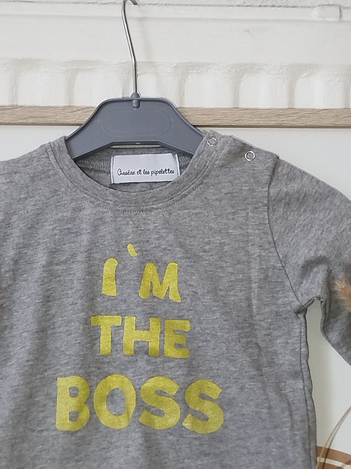 👶 Arsène et les pipelettes Tee Shirt Garçon 3 mois - photo numéro 2