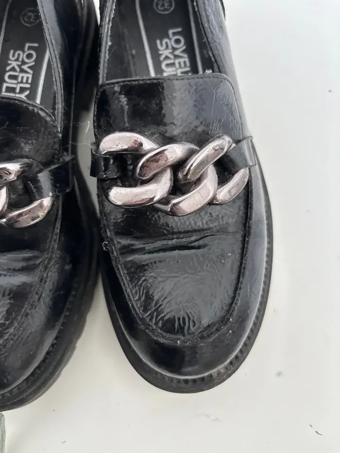Chaussures derbies taille 32 Lovely skull - photo numéro 2
