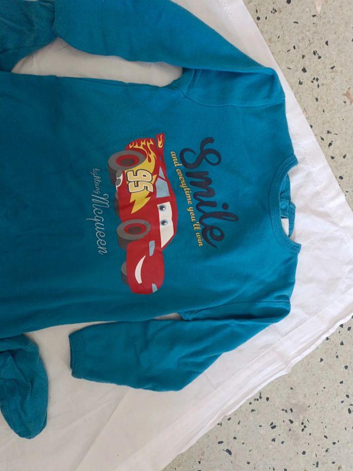 Pyjama une pièce garçon cars 36 mois - photo numéro 2