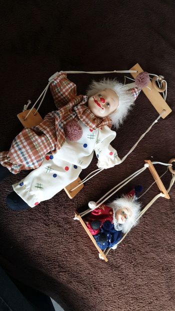 Lot de clowns porcelaine