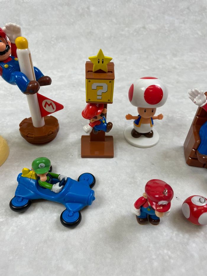 Lot de 10 figurines Super Mario Bros - Mario Kart Nintendo - photo numéro 6