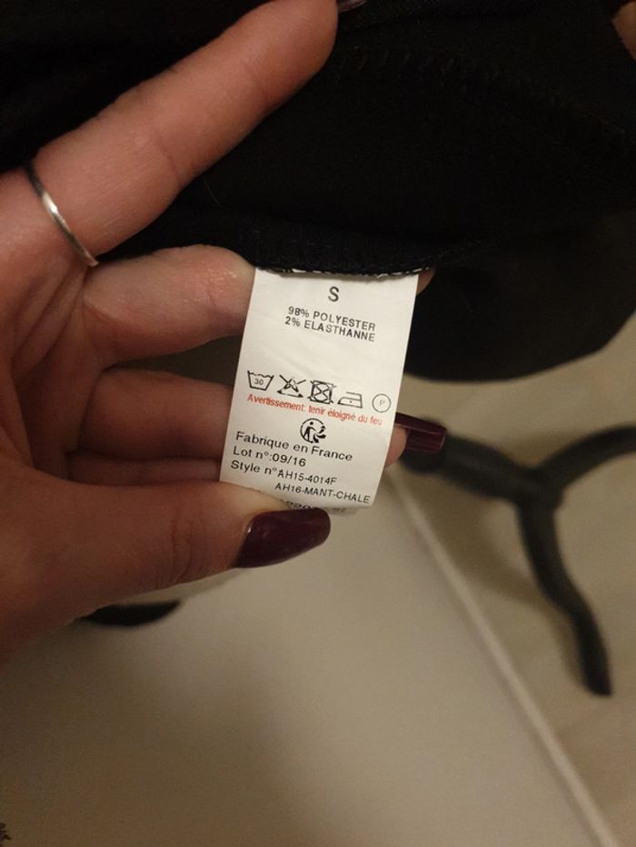Veste longue col chale - photo numéro 6