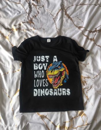T shirt dinosaure shein 6 ans