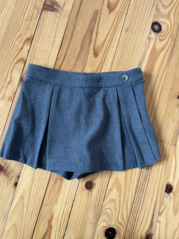 Jupe-short grise Jacadi 6 ans