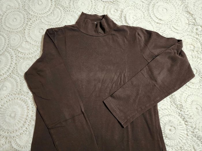 Col roulé marron - photo numéro 2