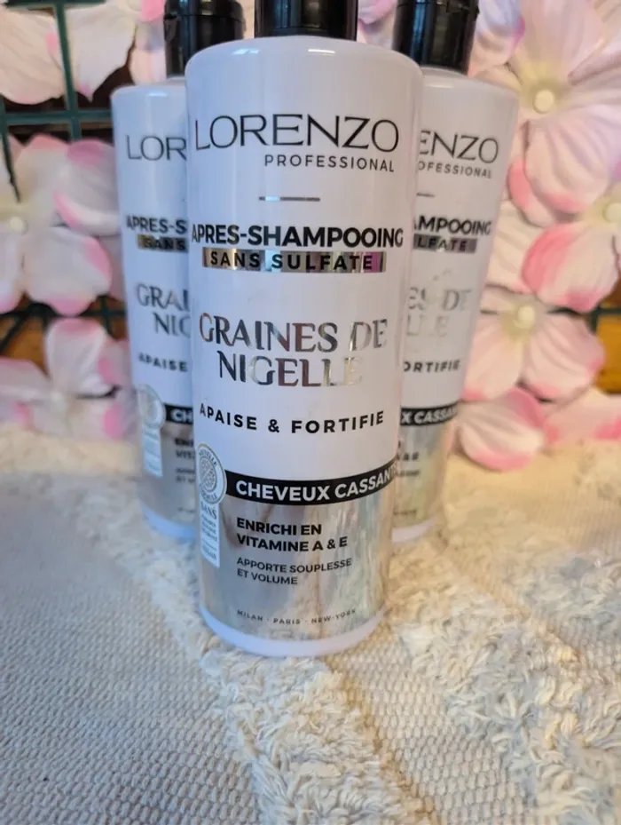 Lot de 3 après shampooing lorenzo - photo numéro 2