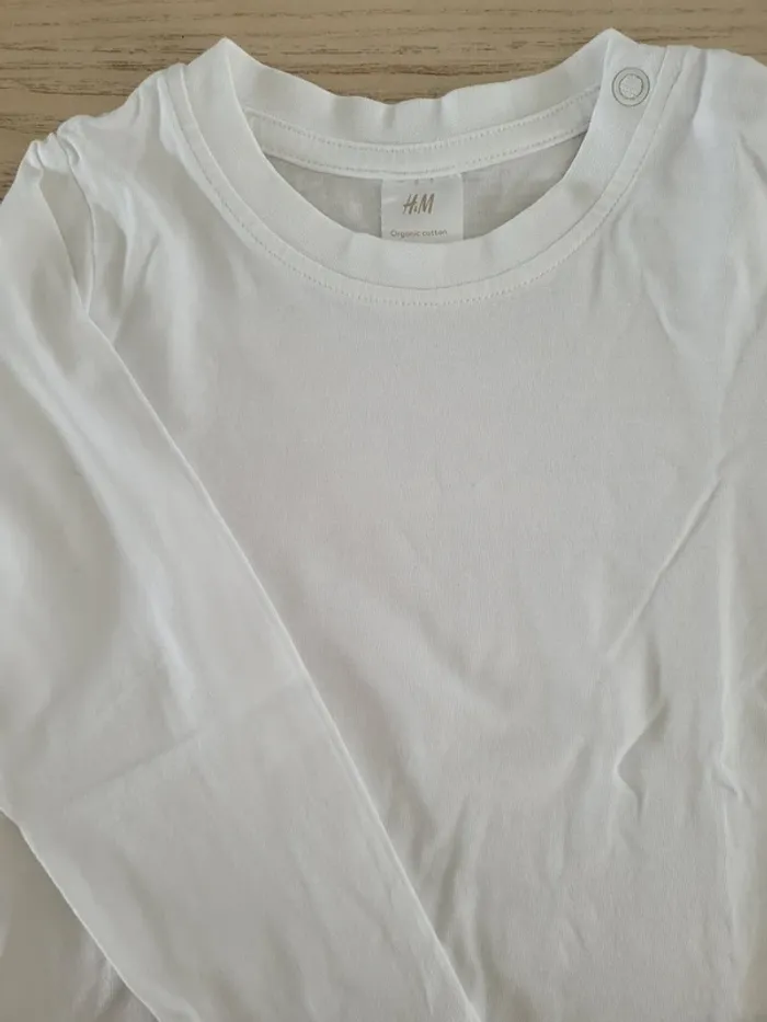 Tee-shirt blanc H&M - photo numéro 2