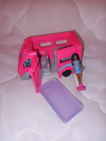 Camping car mini barbie