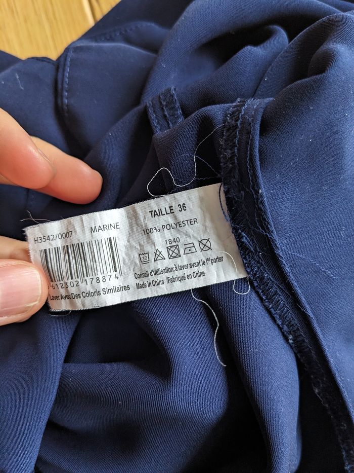 Robe bleu marine monoprix taille 36 - photo numéro 6