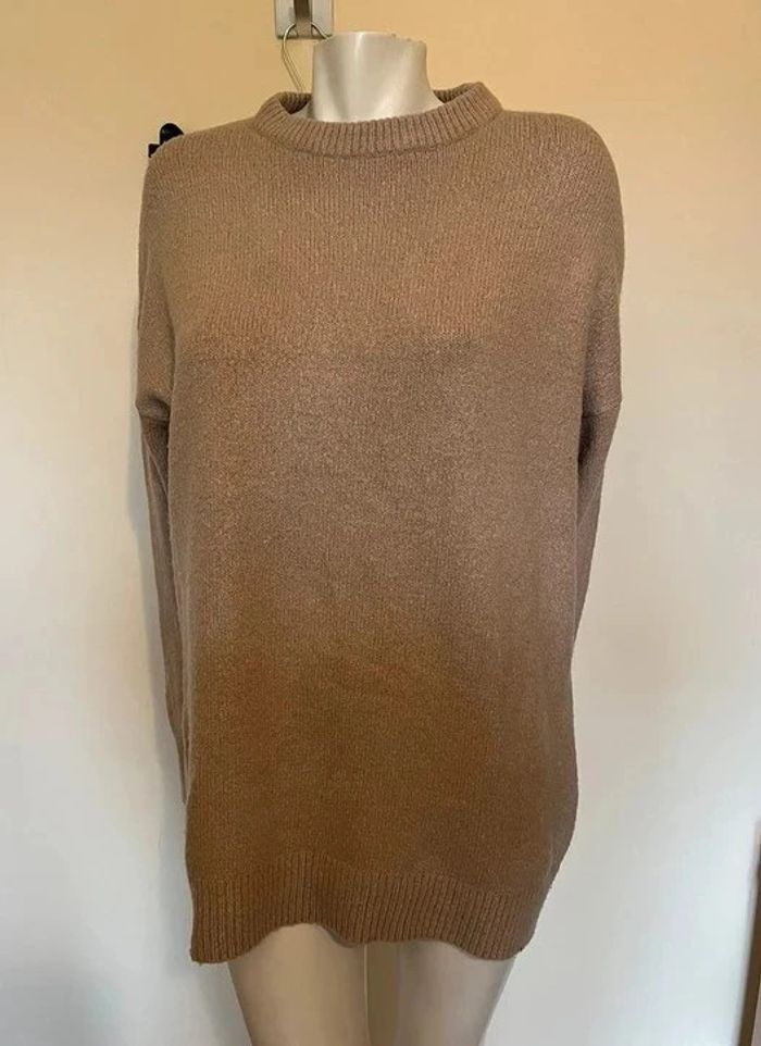 🍠Pull d’hiver beige oversize đźŤ