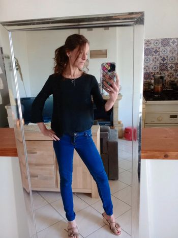 Blouse femme s/m noir c 77