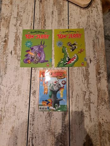 Lot 3 livres la petite histoire de Tom et jerry