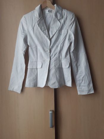 Blazer blanc Vintage