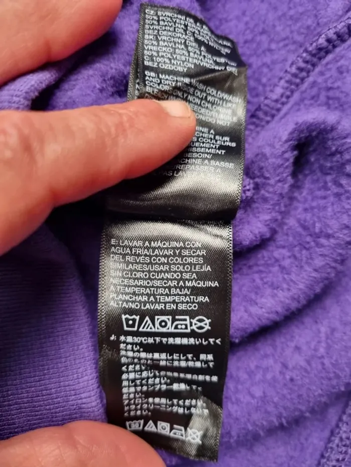 Pull capuche The North Face violet, XS Femmes - photo numéro 8
