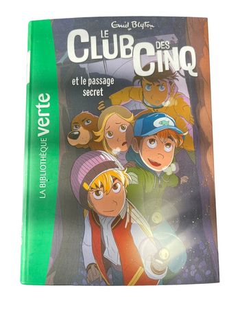 Livre Bibliothèque verte Le club des cinq et le passage secret N•2 Hachette