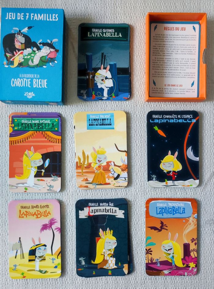 Jeu de 7 familles : à la recherche de la carotte bleue - photo numéro 2