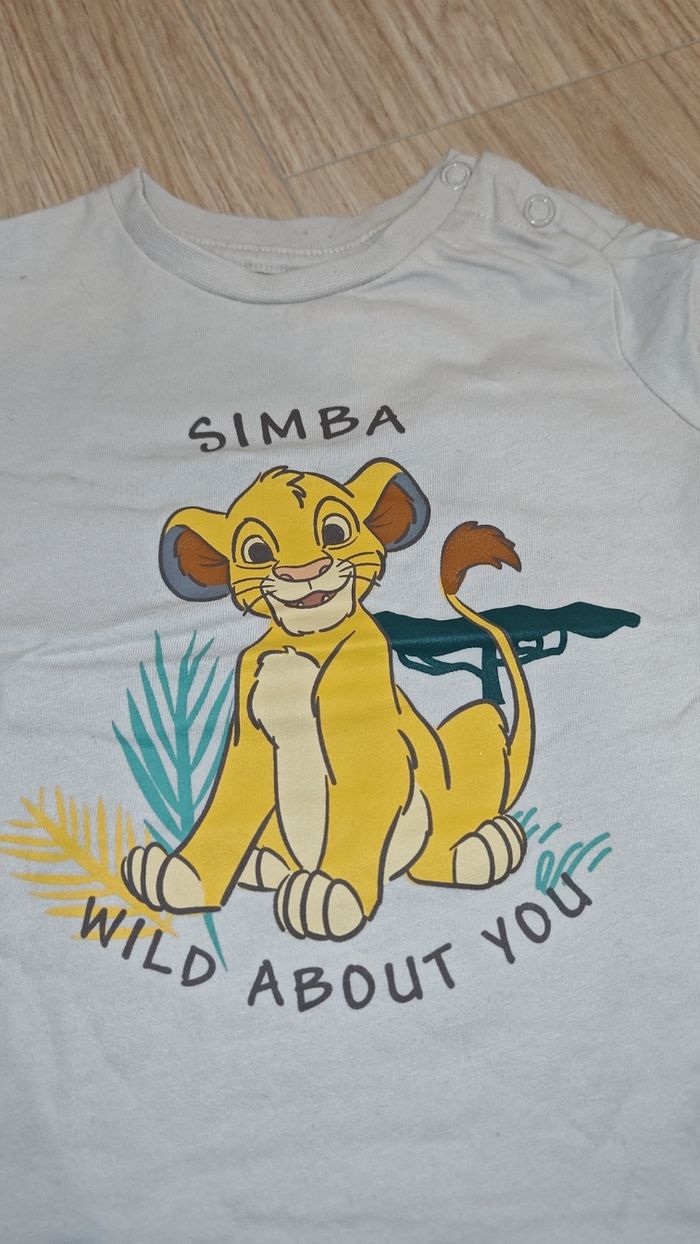 T-shirt manche longue Simba 12mois - photo numéro 2