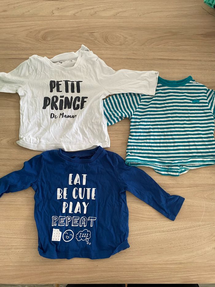3 tee shirt 3 mois