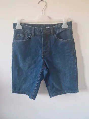 Short en jeans