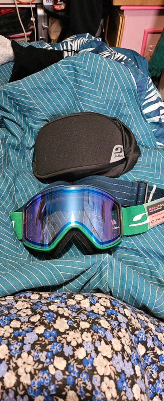 Lunettes Julbo Cyrius reactiv 1-3 bleu vert