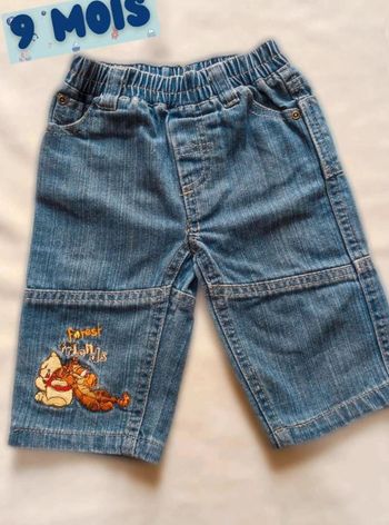 Pantalon  jean  Disney  9mois automne