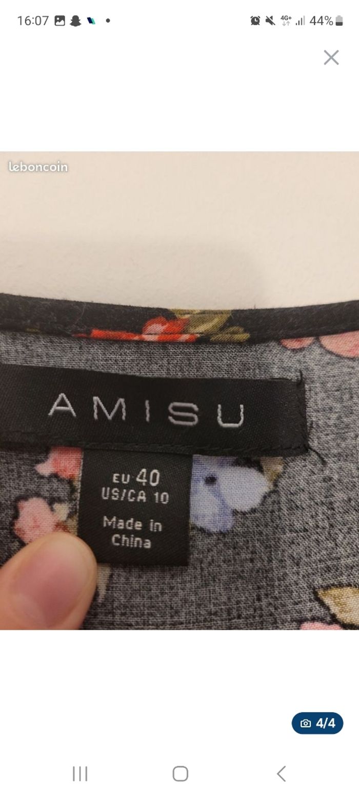 Robe longue à fleurs-Taille 40 - photo numéro 4