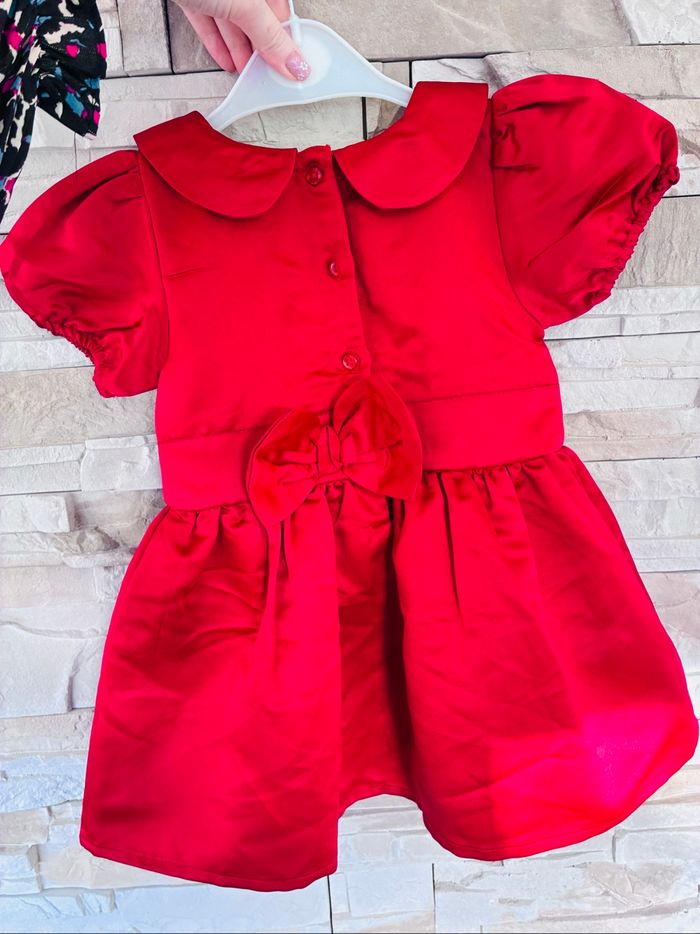 Robe  Noël/ fête rouge 18 24 mois - photo numéro 3