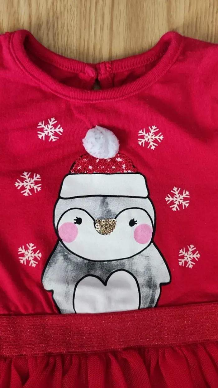 Robe rouge taille 80 cm - photo numéro 2