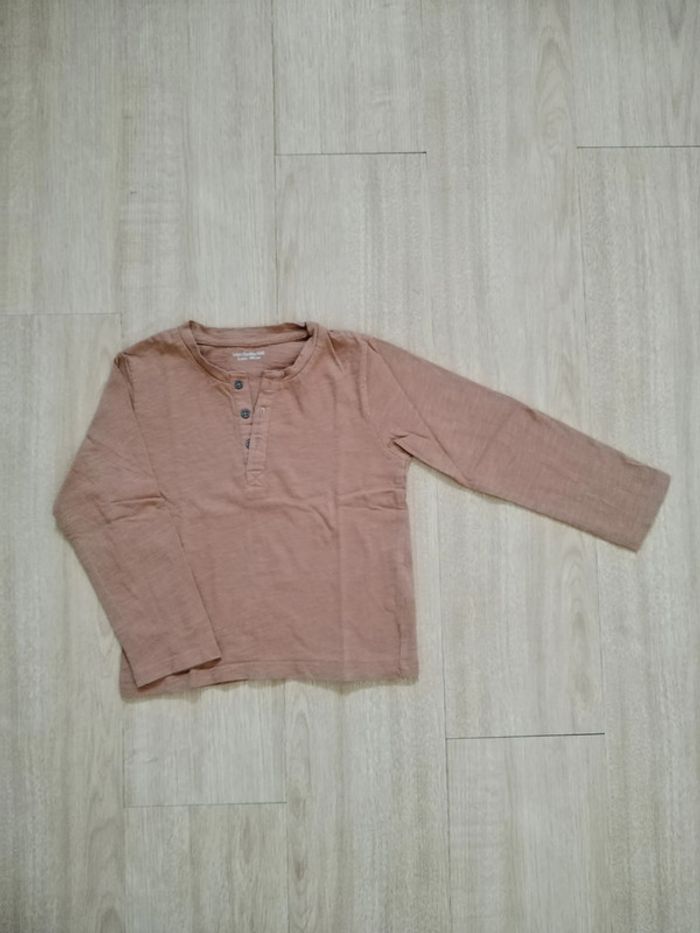 Lot 4 t-shirt manches longues unis 2 ans - photo numéro 4