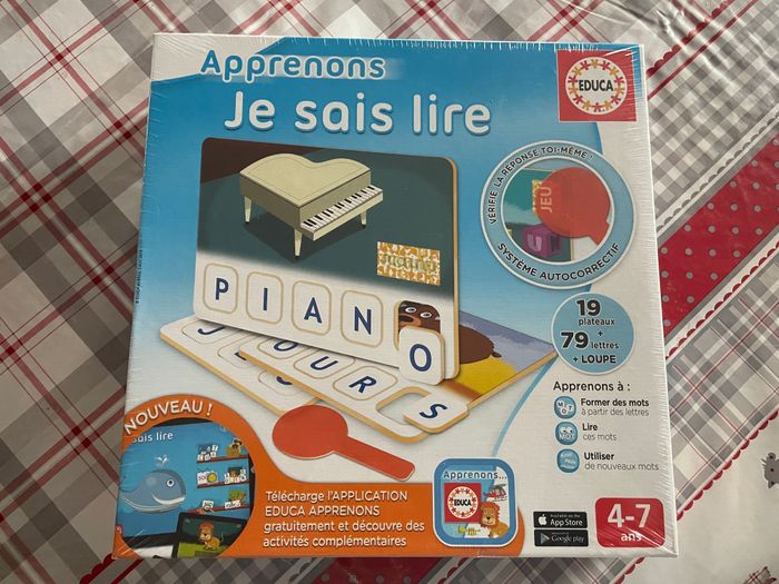 Jeu pour apprendre à lire