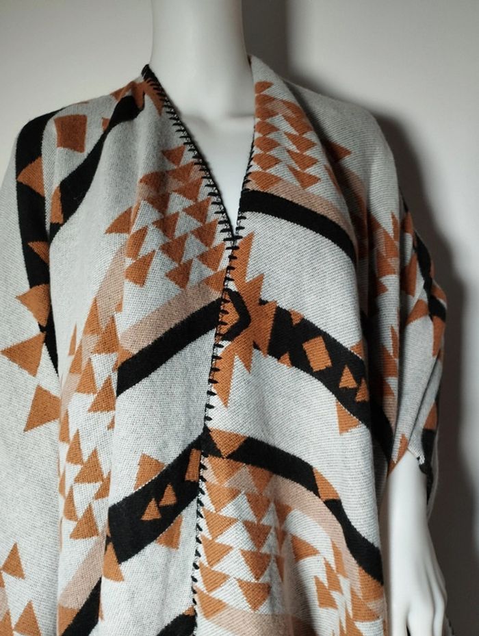 Poncho camel oversize Promod - photo numéro 2