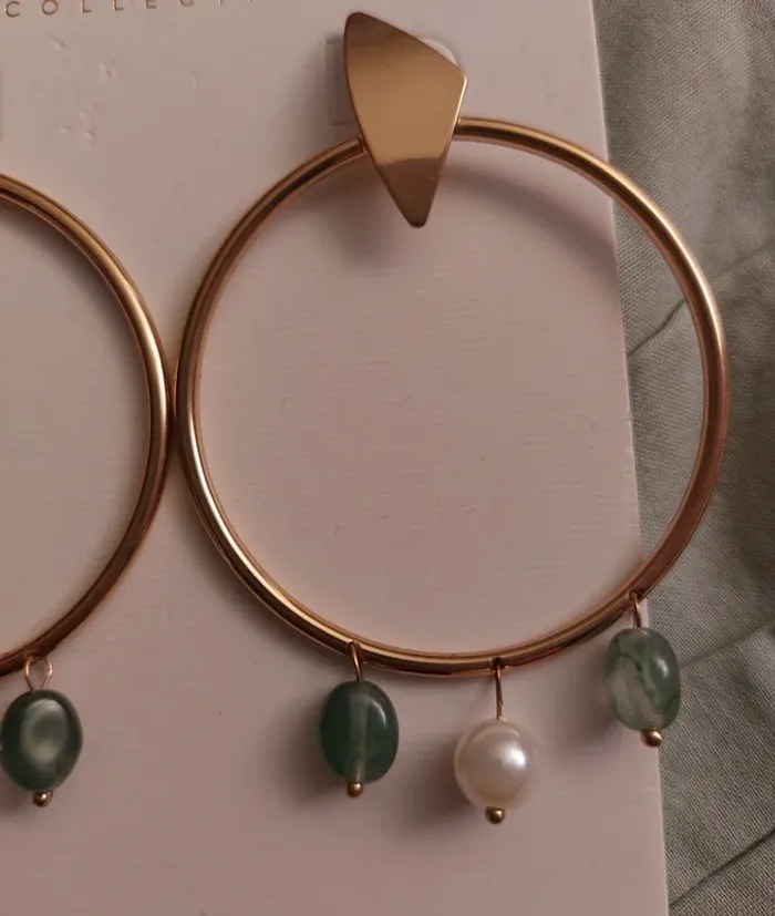 Jolies boucles d'oreilles fantaisies - photo numéro 3
