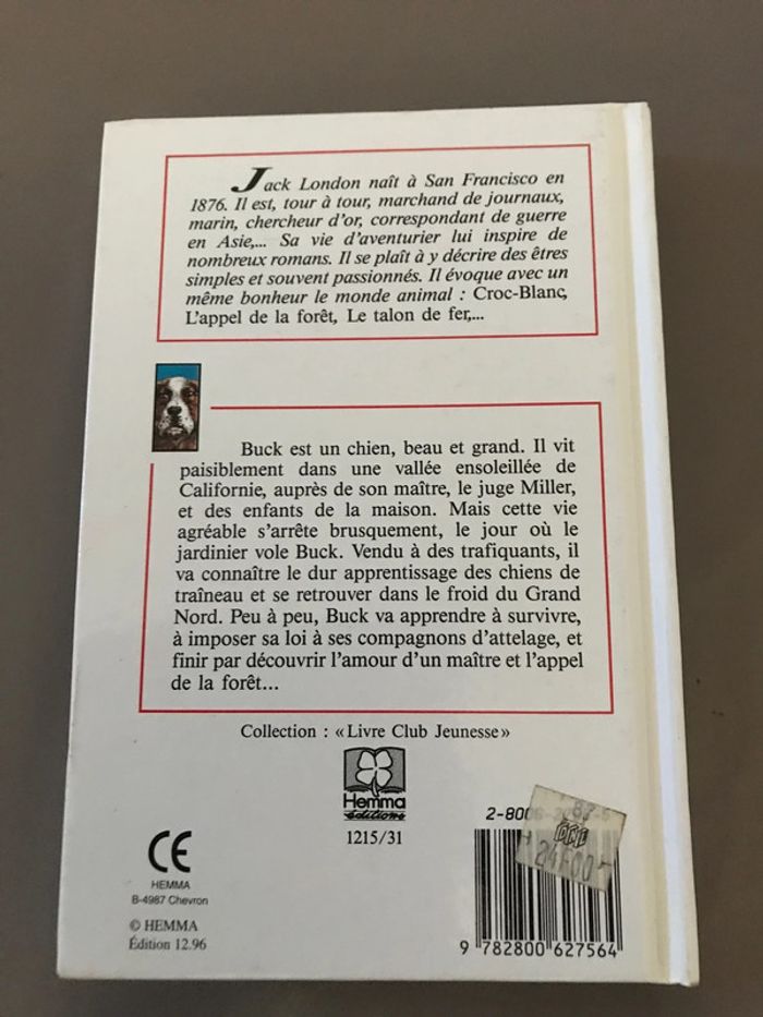 Livre L’appel de la forêt - photo numéro 2