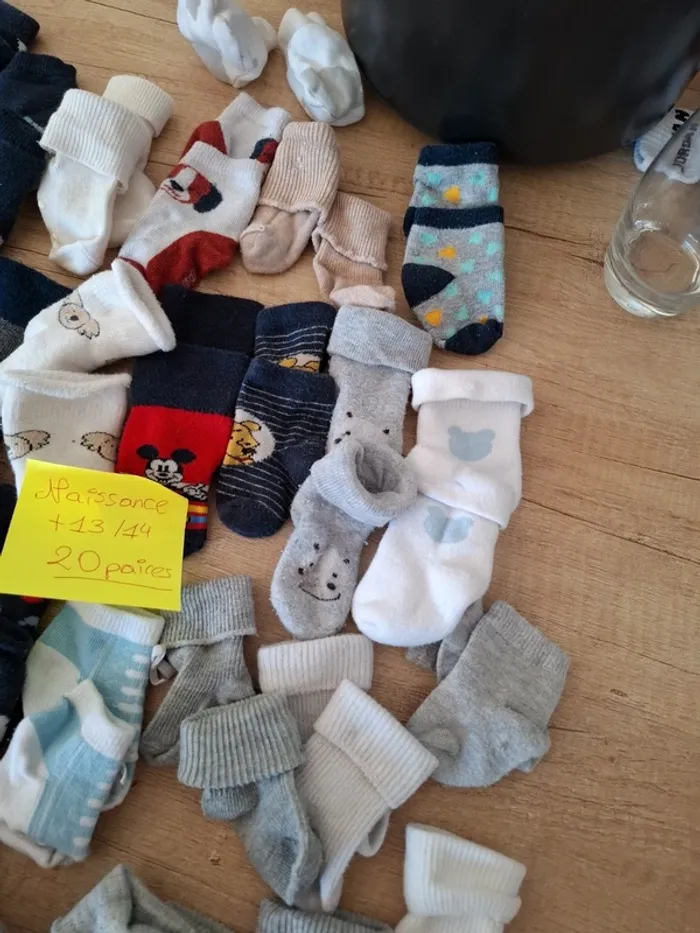 20 paires chaussettes naissance - photo numéro 3