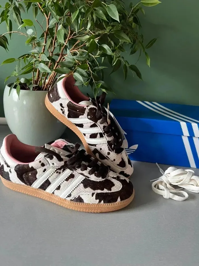 adidas Samba OG imprimé vache - photo numéro 2